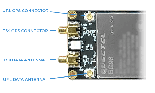 UF.L TS9 ports connector for dongle